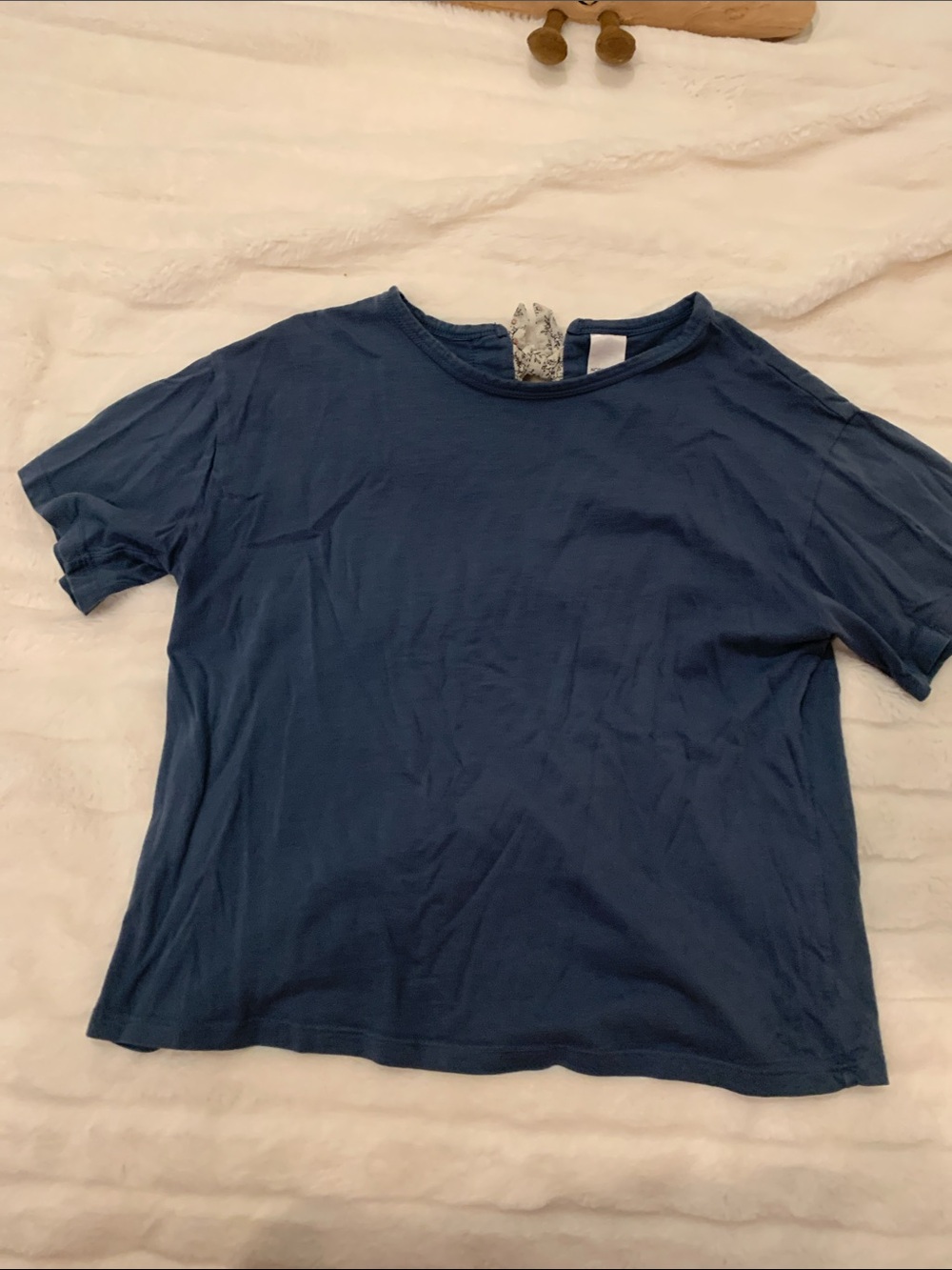 Nordstrom Girls' Short Sleeve Tee in Dusty Blue